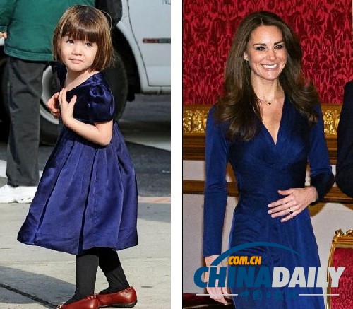 組圖：阿湯哥女兒成凱特王妃時尚向導 著裝風格驚似