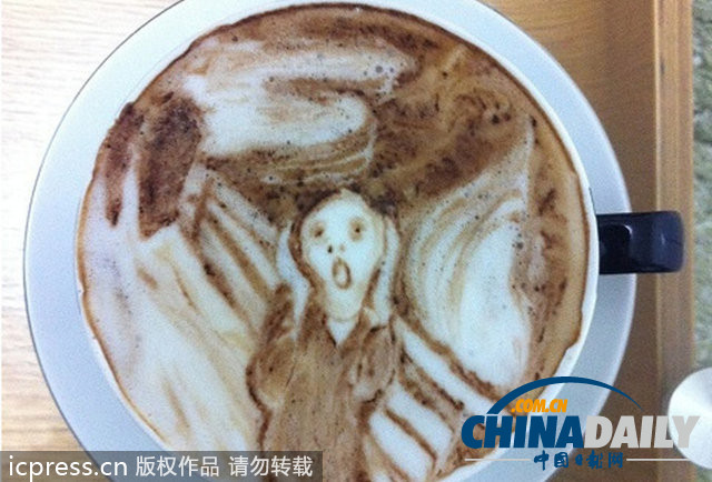 奇妙咖啡藝術 愛因斯坦向你吐舌賣萌