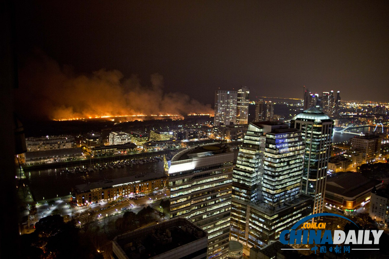 阿根廷首都一生態保育區發生大火（高清組圖）