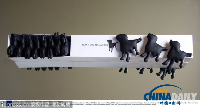 英國“抑郁蛋糕店”出售灰色點心 呼吁關注心理健康