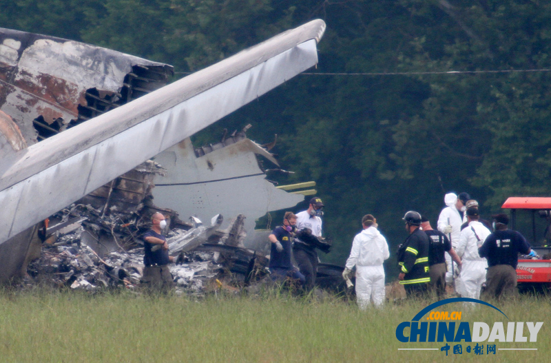 美國聯合包裹公司墜毀貨機黑匣子被找到（高清組圖）