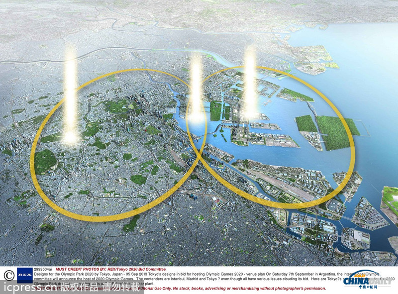 日本為東京申請2020奧運會場館設計圖曝光