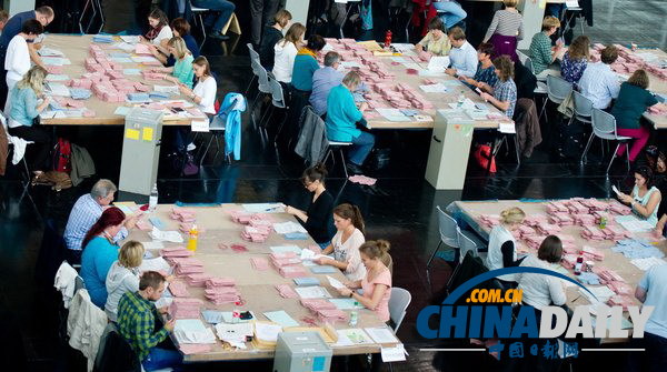 德國大選計票工作緊張進行 默克爾將連任聯邦總理