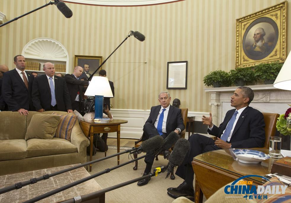 奧巴馬與內塔尼亞胡會談 伊核問題或成焦點（組圖）