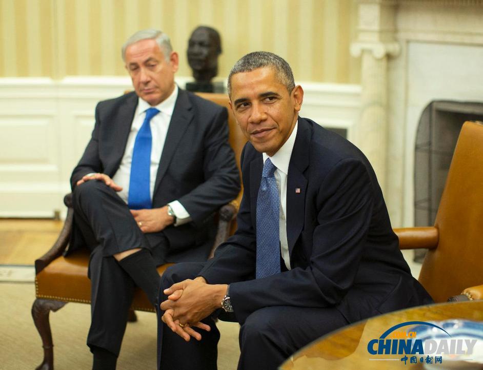 奧巴馬與內(nèi)塔尼亞胡會談 伊核問題或成焦點（組圖）