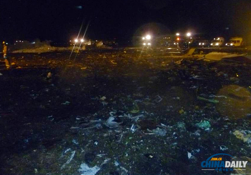 俄羅斯客機降落后爆炸 機上50人或全部遇難（圖）