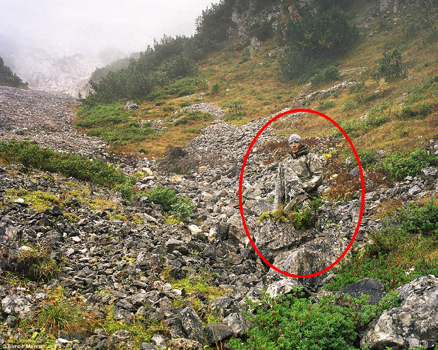 德國軍隊狙擊手藏身術:與自然融為一體