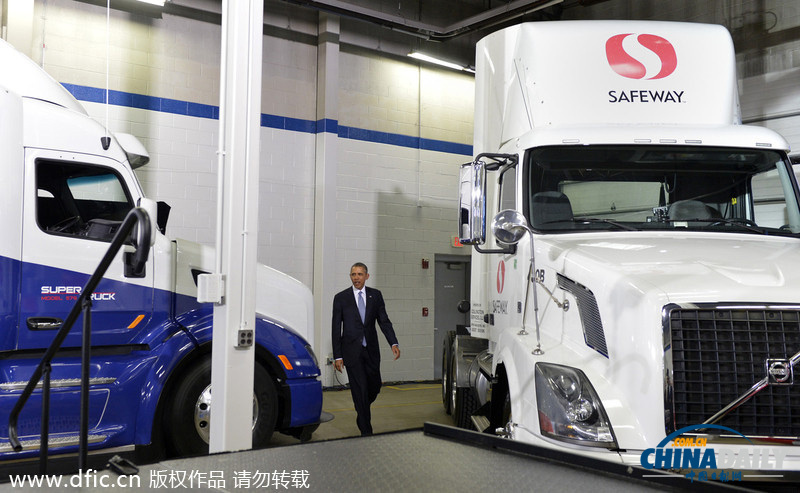 奧巴馬車庫演講 要求降低美國卡車油耗節約能源