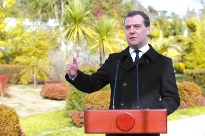 梅德韋杰夫稱烏現政權合法性存疑(圖)