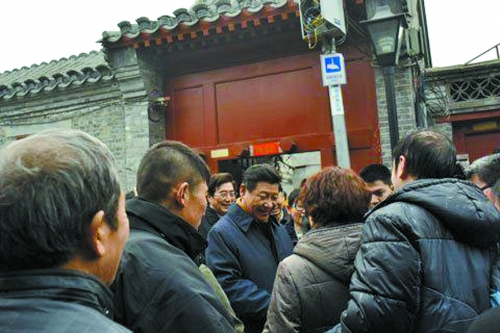 霧霾天訪民不戴口罩 網民贊習近平“同呼吸共命運”