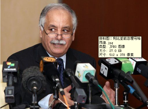 利比亞領導人感謝蘇丹供武器 突尼斯同意引渡利前總理