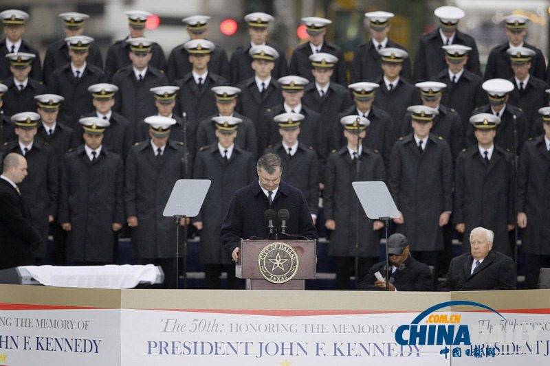 美國達拉斯首度大規模紀念肯尼迪遇刺50周年