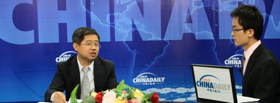 商務部綜合司副司長宋立洪做客中國日報網