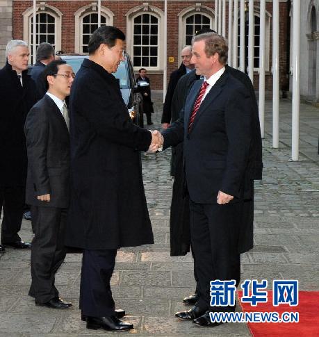 習近平同愛爾蘭總理肯尼會談