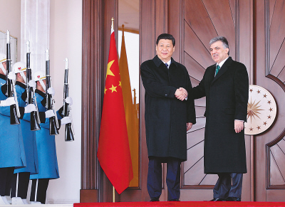 習(xí)近平與居爾總統(tǒng)舉行會(huì)談