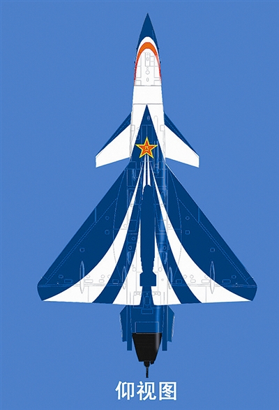 殲10表演機(jī)涂裝設(shè)計(jì)凸顯氣動特點(diǎn)獲各界稱贊