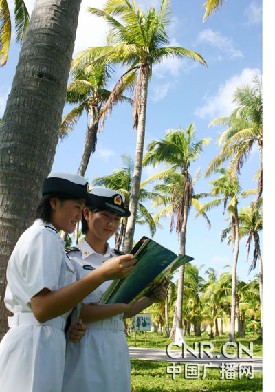 柔美西沙女兵軍事技能不遜于男兵[圖]