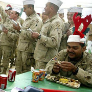 外國軍人如何過節？