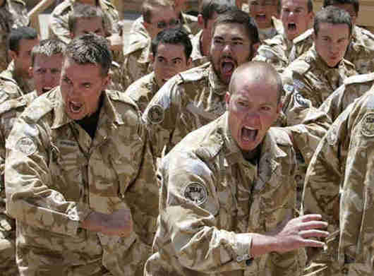 新西蘭士兵大秀“毛利戰舞”