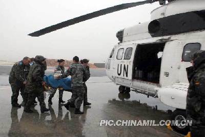 目擊中國赴黎維和二級醫(yī)院“天使空中營救”演習(xí)