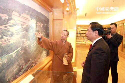 全國臺聯會長梁國揚參訪佛光山拜會星云法師