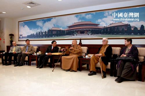 全國臺聯會長梁國揚參訪佛光山拜會星云法師