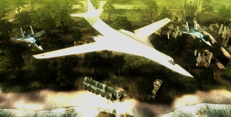 俄羅斯制作圖-160轟炸機核彈攻擊壯觀設(shè)想圖