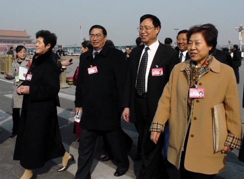 政協委員步入人民大會堂