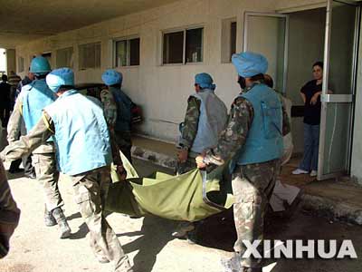 四名聯(lián)合國(guó)觀察員在黎巴嫩遇難