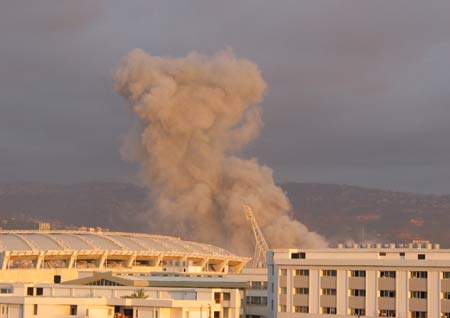以軍戰(zhàn)機(jī)再次轟炸貝魯特南郊