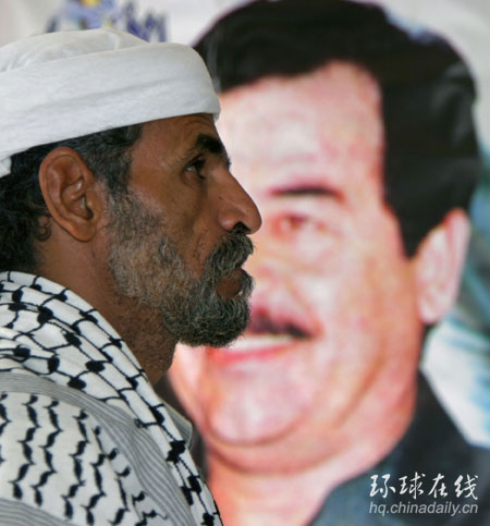 也門為伊拉克已故總統薩達姆舉行儀式，紀念他去世40天。薩達姆的女兒出席了紀念儀式