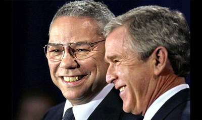 評論:鮑威爾履行諾言辭職,誰為布什遮風擋雨?