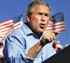 布什：美國必須完成在伊拉克的使命