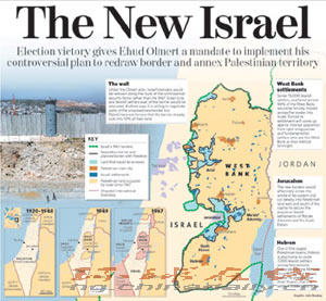 《獨(dú)立報(bào)》:新以色列——重劃西岸邊界