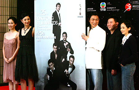 劉德華亮相金像獎新聞發布會