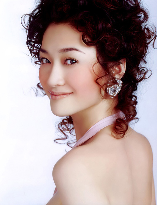 李小冉彩繪寫真繁花貼身