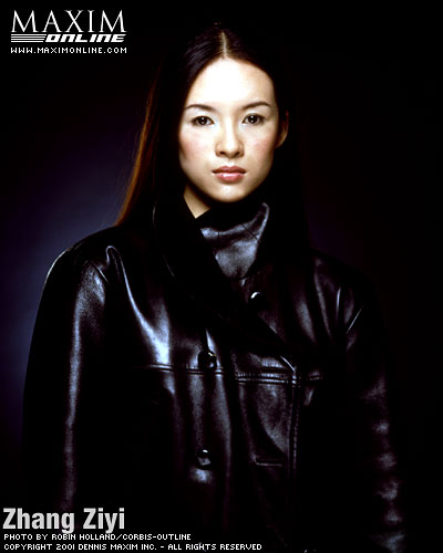章子怡早期《MAXIM》青澀寫真(圖)