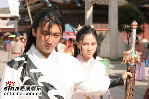 謝霆鋒李心潔主演央視第一部古龍戲開機(組圖)