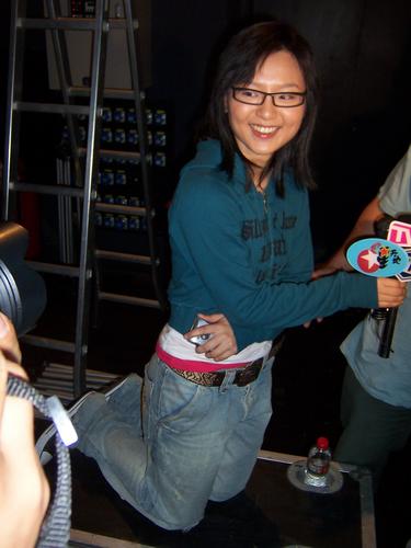 周筆暢受訪嚴防走光(圖)