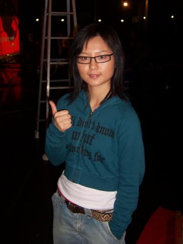 周筆暢受訪嚴防走光(圖)