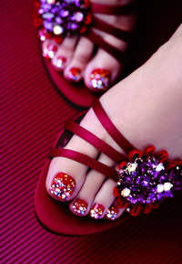 腳上美甲才是真的美(圖)