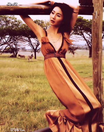 張曼玉寫真演繹森林女王