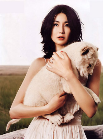 張曼玉寫真演繹森林女王