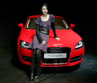 張曼玉北京任代言 親切自然現場獲贈名車(組圖)