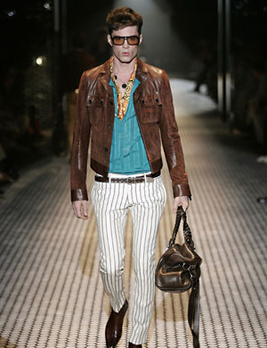 狂野性感Gucci春夏男裝秀