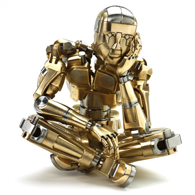 電腦配件組成的藝術品