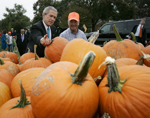 布什助選中期選舉 南瓜冰激凌一個都不少
