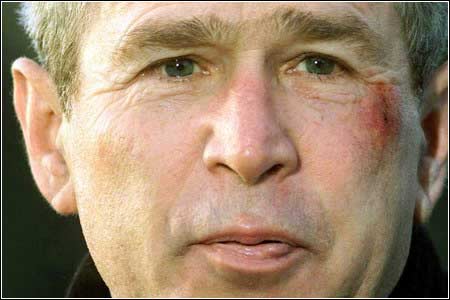 布什出糗圖片集錦