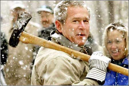 布什出糗圖片集錦