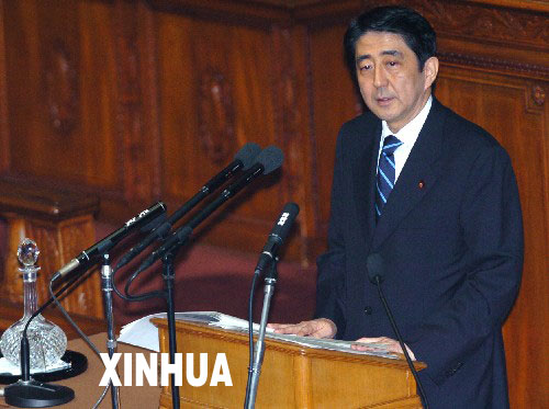 安倍表示期望建立日中戰略互惠關系